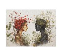 Puzzles pour Adolescents Nature's Harmony Floral Portraits Puzzle pour Adultes - Jeu Manuel - Découpe De Précision - Idéal pour Un Anniversaire Ou Noël 1000pcs(52x38cm)