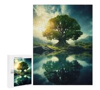 Puzzles pour Adolescents Nature's Reflection Tree of Life Puzzles pour Adolescents : Améliorent La Mémoire. Chaque Pièce Est Unique - Idée Cadeau d'anniversaire Unique 500 PCS