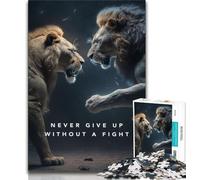 Puzzles pour Adolescents ne jamais abandonner la Motivation ! Puzzles de 1 000 pièces pour Adolescents Cadeaux décoration Murale Moderne à Faire soi-même Cadeau Unique pour la Maison (50x75cm)