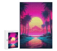 Puzzles pour Adolescents Neon Dreamscape Reverie Puzzles pour Adolescents - Décoration Murale - Cadeau Unique pour Anniversaire Et Noël