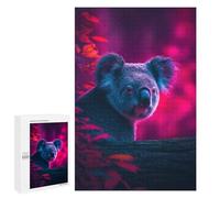 Puzzles pour Adolescents Neon Koala in Forest Casse-tête pour Adolescents : Analyse Et Logique, Difficile Et Stimulant, Idéal comme Cadeau 1000 PCS