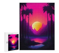 Puzzles pour Adolescents Neon Retrowave Rhapsody Puzzles pour Adolescents - Décoration Murale - Cadeau Unique pour Anniversaire Et Noël
