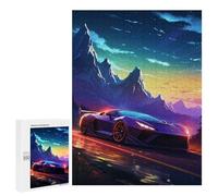 Puzzles pour Adolescents Night Drive Adventure -2 Puzzle Anti-Stress pour Adolescents Chaque Pièce Est Unique - Idéal comme Cadeau pour Toute La Famille 500 PCS