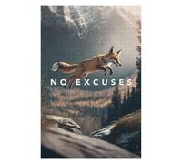 Puzzles pour Adolescents No Excuses Motivation Jeux De Puzzle en Famille Découpe De Précision Cadeaux Uniques pour Anniversaire Et Noël