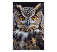 Puzzles pour Adolescents Owl Face Puzzles pour Adolescents, Jouets Anti-Stress, Décoration Murale, Cadeau d'anniversaire, Cadeaux, 75x50cm/1000pcs