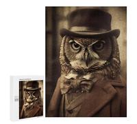 Puzzles pour Adolescents Owl Vintage Puzzles pour Adultes, Jeux en Famille, Découpe De Précision, Difficile Et Stimulant 500 PCS