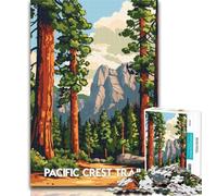 Puzzles pour Adolescents Pacific Crest Trail Paysage Puzzle 1000 pièces pour Adolescents, Jouet éducatif intellectuel décompressant, Cadeau d'anniversaire, Cadeaux 75x50cm