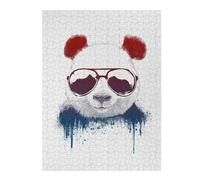 Puzzles pour Adolescents Panda Bear Watercolor Puzzles Anti-Stress, Jouets pour Se Détendre À La Maison, Cadeaux d'anniversaire Et Cadeaux Uniques 52x38cm/1000pcs