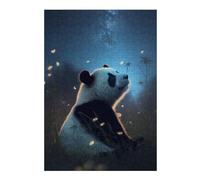 Puzzles pour Adolescents Panda Galaxy Animal Puzzles pour Adultes, Jouets, Décoration Murale, Cadeaux Et Idées Cadeaux Uniques pour Anniversaires 38x26cm/1000pcs