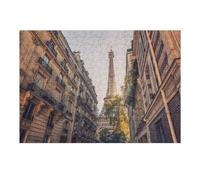 Puzzles pour Adolescents Paris Street Puzzle pour Adultes - Jeu Manuel - Découpe De Précision - Idéal pour Un Anniversaire Ou Noël 1000pcs(38x26cm)