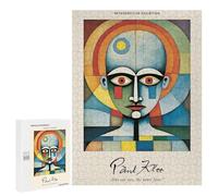 Puzzles pour Adolescents Paul Klee Spiritual Face Puzzles pour Adultes À Monter Soi-même, Décorations Murales, Idées Cadeaux pour Toute La Famille 500 PCS