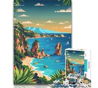 Puzzles pour Adolescents, Paysage de Sardaigne, 1 000 pièces, pour Adultes, Jeu Stimulant, idéal comme Cadeau pour Toute la Famille, 75x50cm