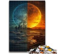 Puzzles pour Adolescents, paysages fantastiques pour Adultes, Anti-Stress, défi Difficile, idéal pour la décoration de Bureau (26x38cm)