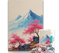 Puzzles pour Adolescents, Peinture de Paysage Japonais, pour Jeu éducatif, défi, Jouet, offrez-Le à Toute la Famille, 50x75cm