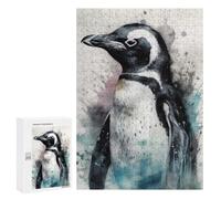 Puzzles pour Adolescents Penguin Beauty Black Ink Puzzles pour Adolescents - Décoration Murale - Cadeau Unique pour Anniversaire Et Noël
