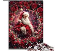 Puzzles pour Adolescents Père Noël, à partir de 14 Ans Chaque pièce est Unique Un Jeu Amusant et Stimulant pour Toute la Famille Bon Cadeau (Taille 26x38cm)