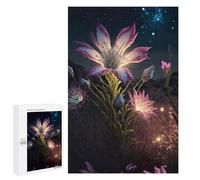 Puzzles pour Adolescents Pink and White Lily Flower Puzzles pour Adultes Jeu Manuel Cadeau d'anniversaire Cadeau d'anniversaire, Cadeaux, 1000 PCS