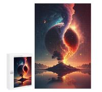Puzzles pour Adolescents Planetary Convergence A Cosmic Dance Puzzles pour Adolescents - Décoration Murale - Cadeau Unique pour Anniversaire Et Noël