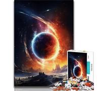 Puzzles pour Adolescents Planète Extraterrestre psychédélique 1000 pièces pour Adultes et Adolescents Cadeau d'anniversaire Cadeaux pour et 14 Ans (26x38cm)