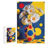 Puzzles pour Adolescents Pop Art Daisy Bouquet Vase Casse-tête pour Adolescents : Analyse Et Logique, Difficile Et Stimulant, Idéal comme Cadeau 1000 PCS
