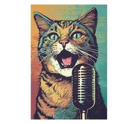 Puzzles pour Adolescents Pop Singer Cat Puzzles pour Adultes, Jouets, Décoration Murale, Cadeaux Et Idées Cadeaux Uniques pour Anniversaires 75x50cm/1000pcs