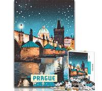 Puzzles pour Adolescents Prague Puzzles 1000 pièces pour Adultes, Jouets de Jeu stimulants, idéal comme Cadeau pour Toute la Famille 75x50cm