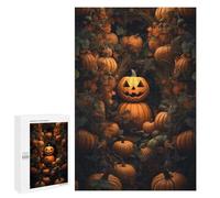 Puzzles pour Adolescents Pumpkin Patch Halloween Decorations Casse-tête pour Adolescents : Analyse Et Logique, Difficile Et Stimulant, Idéal comme Cadeau 1000 PCS