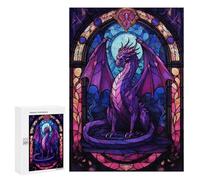 Puzzles pour Adolescents Purple Drakonar Dragon Puzzles pour Adolescents - Décoration Murale - Cadeau Unique pour Anniversaire Et Noël