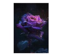 Puzzles pour Adolescents Purple Rose Puzzles pour Adultes, Jeu Familial, Course De Vitesse Manuelle, Cadeaux d'anniversaire Uniques 38x26cm/1000pcs