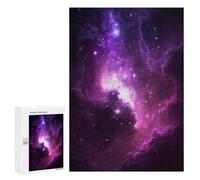 Puzzles pour Adolescents Purple Space 02 Puzzles pour Adultes - Jeu Manuel - Niveau De Difficulté Élevé - Idée Cadeau Originale pour Un Anniversaire 300 PCS
