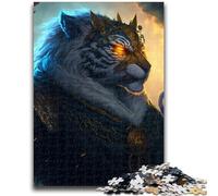 Puzzles pour Adolescents Puzzle 1000 pièces Astral Sorcerer Tigers Design Vibrant et Unique Expérience de Puzzle relaxante et stimulante 26x38cm