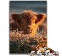 Puzzles pour Adolescents Puzzle 1000 pièces Bébé Yak Design Dynamique et Unique Expérience de Puzzle relaxante et stimulante 50x75cm