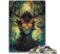 Puzzles pour Adolescents Puzzle 1000 pièces Esprit de la forêt Aide Le Cerveau à exercer Jouets addictifs pour cultiver la Patience Convient aux Couples 50x75cm