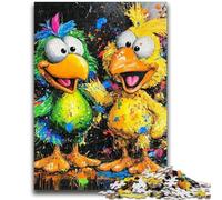 Puzzles pour Adolescents Puzzle 1000 pièces Graffiti de Canard Design Vibrant et Unique Expérience de Puzzle relaxante et stimulante 26x38cm