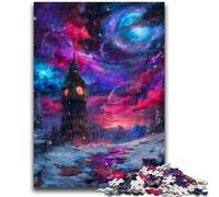 Puzzles pour Adolescents Puzzle 1000 pièces Londres mystérieux Big Ben Aide Le Cerveau à exercer Jouets addictifs pour cultiver la Patience Convient aux Couples 26x38cm