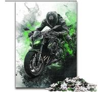 Puzzles pour Adolescents Puzzle 1000 pièces Moto Cool, entraînez Votre Cerveau et Vos Mains Anniversaire Unique et Cadeaux pour Les 14 Ans et Plus 50x75cm