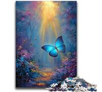 Puzzles pour Adolescents, Puzzle 1000 pièces, Papillon, Anti-Stress, défi Difficile, Cadeaux du Père Noël Secret pour Les 14 Ans et Plus, 26x38cm