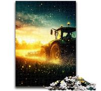 Puzzles pour Adolescents Puzzle 1000 pièces Tracteur Galaxy Soulagement du Stress Séjour Tuer Le Temps avec Affiche Assortie et Feuille de Questions 26x38cm