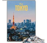 Puzzles pour Adolescents Puzzle 1000 pièces Visitez Tokyo pour Les 14 Ans et Plus Difficile à compléter mais Amusant et Humoristique Superbes Cadeaux et Jouets (26x38cm) 1000 pièces