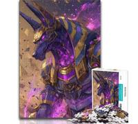 Puzzles pour Adolescents Puzzle 2000 pièces Anubis Le Dieu égyptien, Anti-Stress Staycation Kill Time Interaction Parent-Enfant 70x100cm