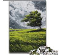 Puzzles pour Adolescents Puzzle 2000 pièces Arbres sur la Prairie Séjour de Vacances Tuer Le Temps avec des pièces entièrement emboîtables de Formes aléatoires 70x100cm