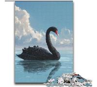Puzzles pour Adolescents Puzzle 2000 pièces Black Swan Staycation Kill Time avec pièces entièrement emboîtables de Formes aléatoires 70x100cm