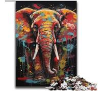Puzzles pour Adolescents Puzzle 2000 pièces Éléphant d'Afrique Staycation Kill Time avec pièces entièrement emboîtables de Formes aléatoires 70x100cm