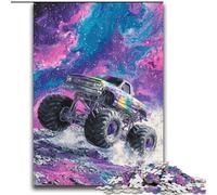 Puzzles pour Adolescents Puzzle 2000 pièces Monster Truck Staycation Kill Time avec pièces entièrement emboîtables de Formes aléatoires 70x100cm