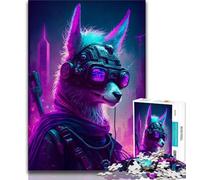 Puzzles pour Adolescents Puzzle de 1 000 pièces représentant Un Lama Mignon idéal pour Un Anniversaire ou Un Cadeau à partir de 14 Ans (26x38cm)