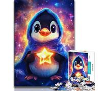 Puzzles pour Adolescents Puzzles bébé Pingouin pour Adolescents, idéal comme Cadeau pour Toute la Famille Convient aux Enfants de 14 Ans et Plus (Taille 38x26cm)