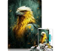 Puzzles pour Adolescents Puzzles d'aigle Mignons pour Adolescents, Temps de tuerie à la Maison avec des pièces de Formes aléatoires entièrement emboîtables (Taille 38x26cm)