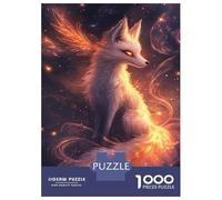 Puzzles pour Adolescents - Puzzles De 1000 Pièces Celestial Fox Glow-2 Puzzles pour Adultes - Jeu De Réflexion - Décoration Murale - Cadeaux Anti-Stress 70x50cm/1000pcs