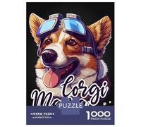 Puzzles pour Adolescents, Puzzles De 1000 Pièces Corgi Mama Cute Dog Mom Puzzles pour Adultes, Jeux Amusants, Cadeaux pour Femmes, Idéaux pour Toute La Famille 52x38cm/1000pcs