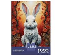 Puzzles pour Adolescents, Puzzles De 1000 Pièces Curious Rabbit Puzzle pour Adultes, Jeu De Réflexion, Une Œuvre d'art, Aidez Votre Cerveau À S'exercer 70x50cm/1000pcs